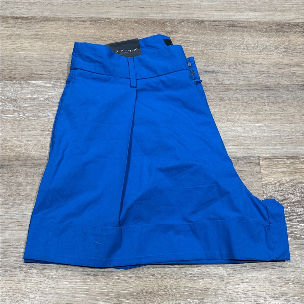 Banana Republic women’s Pleated High Waist Blue Shorts Wide Leg Size 10 - Picture 4 of 11